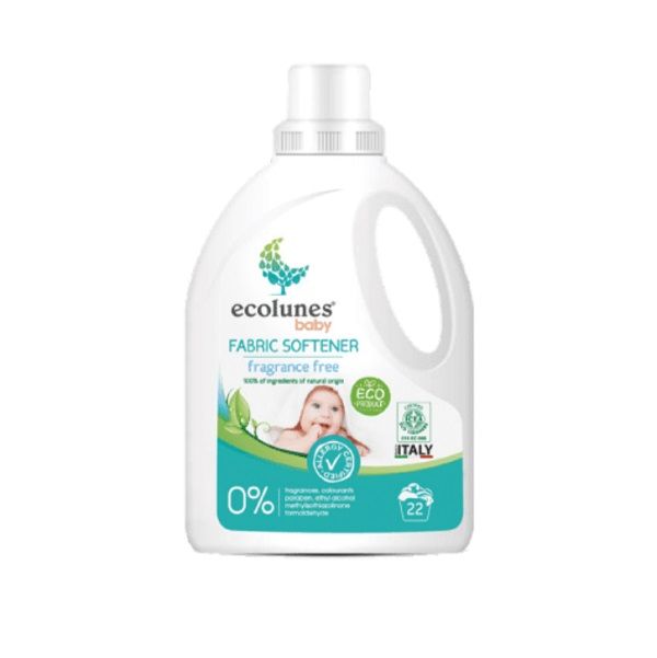 Гипоаллергенный органический cмягчитель ткани без запаха для детской одежды Ecolunes, 